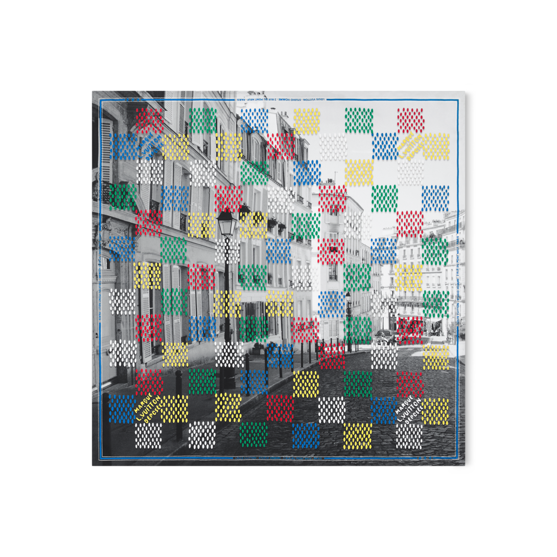 Bandana de Seda LV Vers Damier S00 - Acessórios | LOUIS VUITTON ®